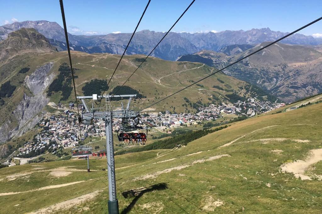 Appartement Cosy Deux Alpes Front De Neige 34M2 6P Mont-de-Lans Dış mekan fotoğraf
